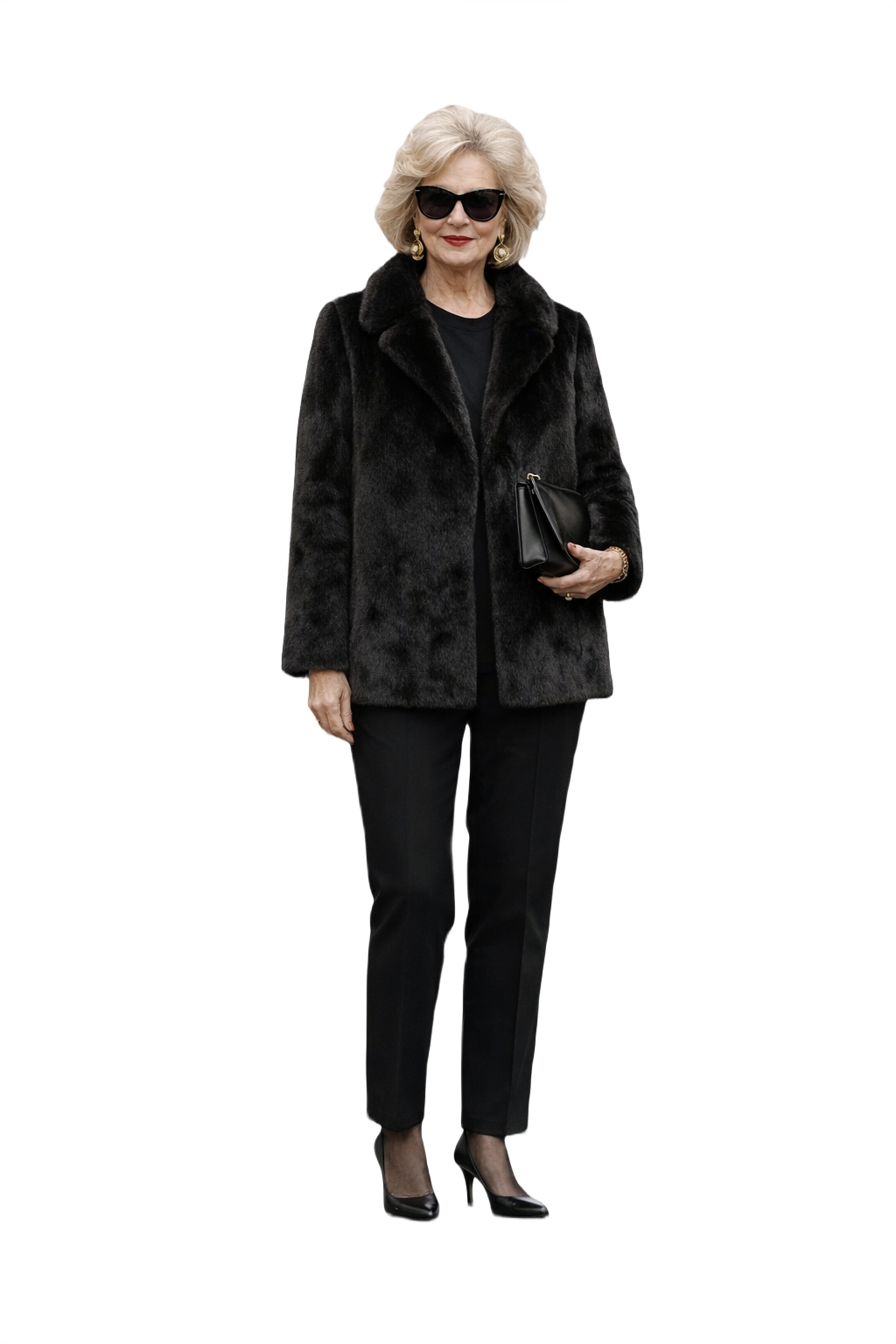1980s Dark Brown Mink Fur Coat - Model