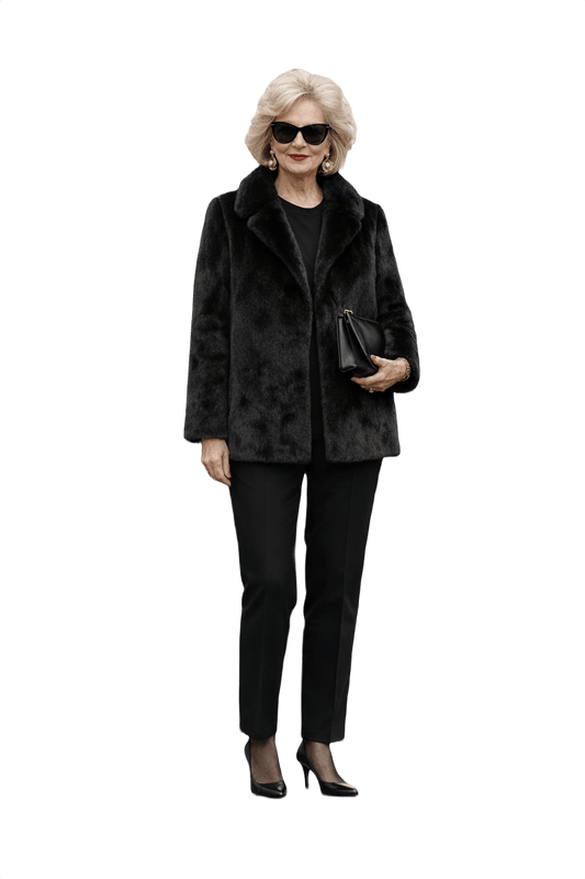 1980s Dark Brown Mink Fur Coat - Model