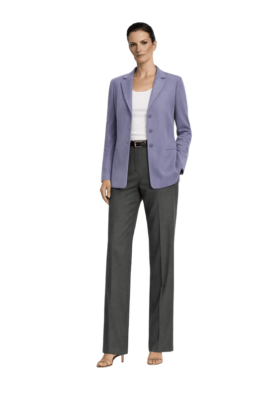 1990s Lavender Polyester Blazer - Model
