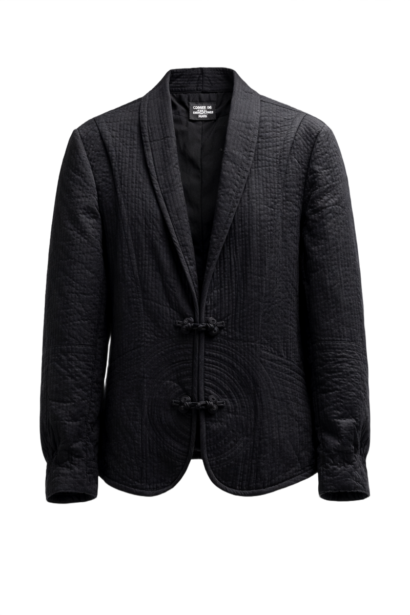 1970s Black Unknown Jacket - Front View