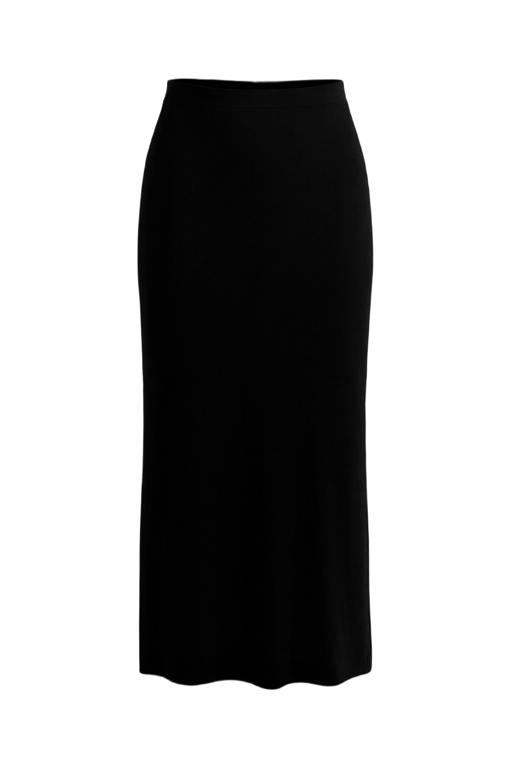 1970s Black Skirt - Front View