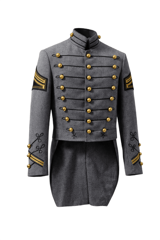 1940s Grey Unknown Jacket - Front View
