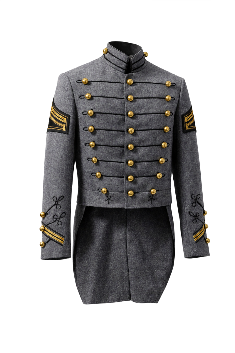 1940s Grey Unknown Jacket - Front View