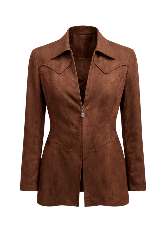 1990s Brown Corduroy Jacket - Front View