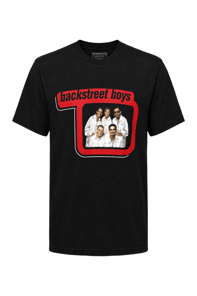1990s Black Cotton T-shirt - Front View