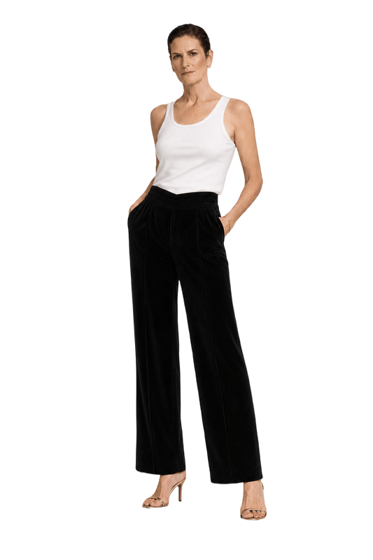 1990s Black Corduroy Pants - Model