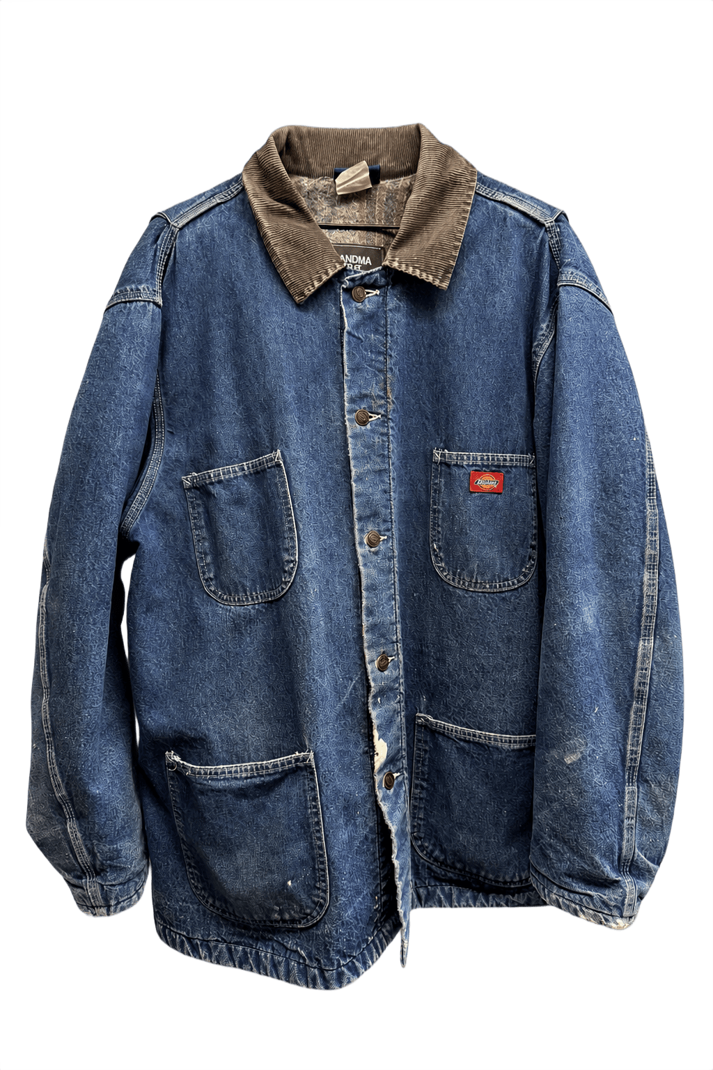 1990s Blue Denim Unisex Jacket - Front View