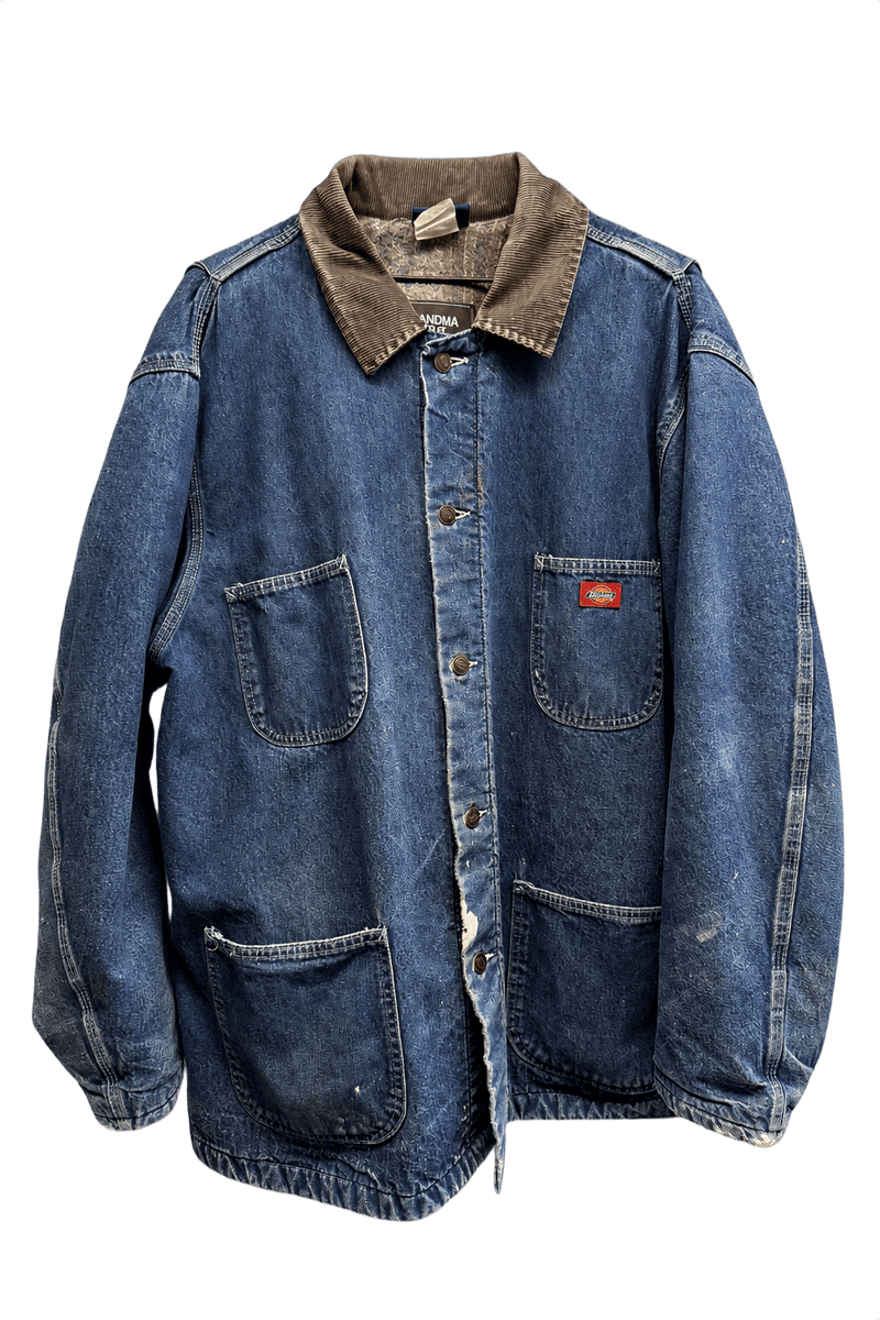 1990s Blue Denim Unisex Jacket - Front View