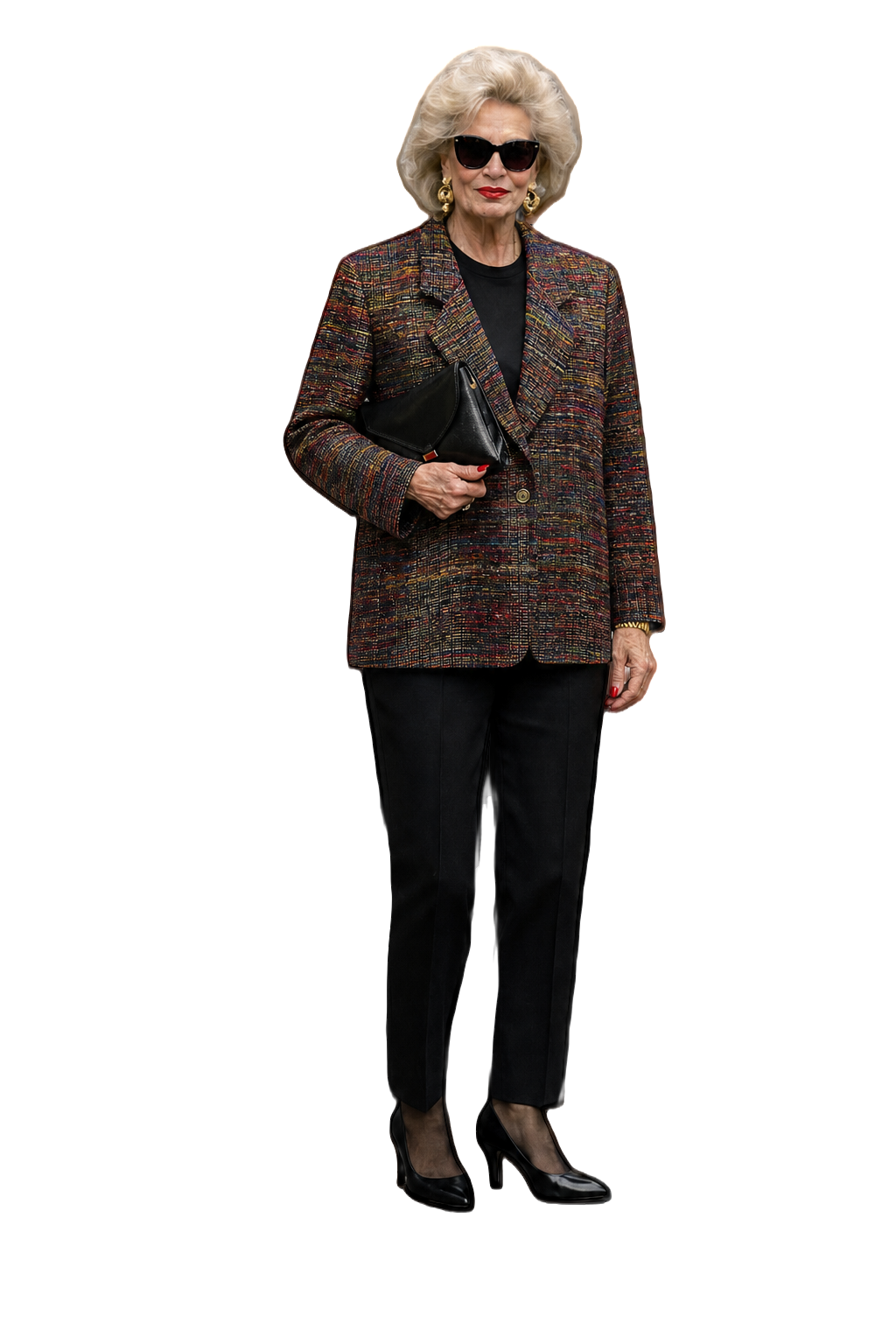 1980s Multicolor Unknown Blazer - Model