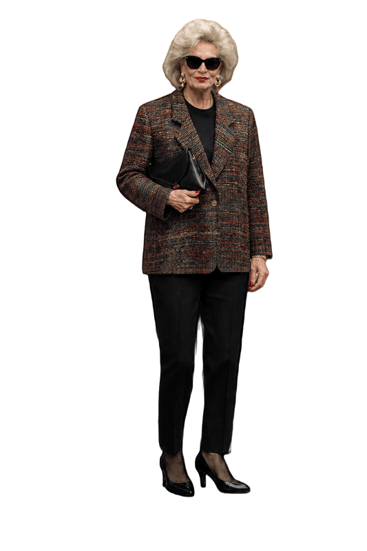1980s Multicolor Unknown Blazer - Model