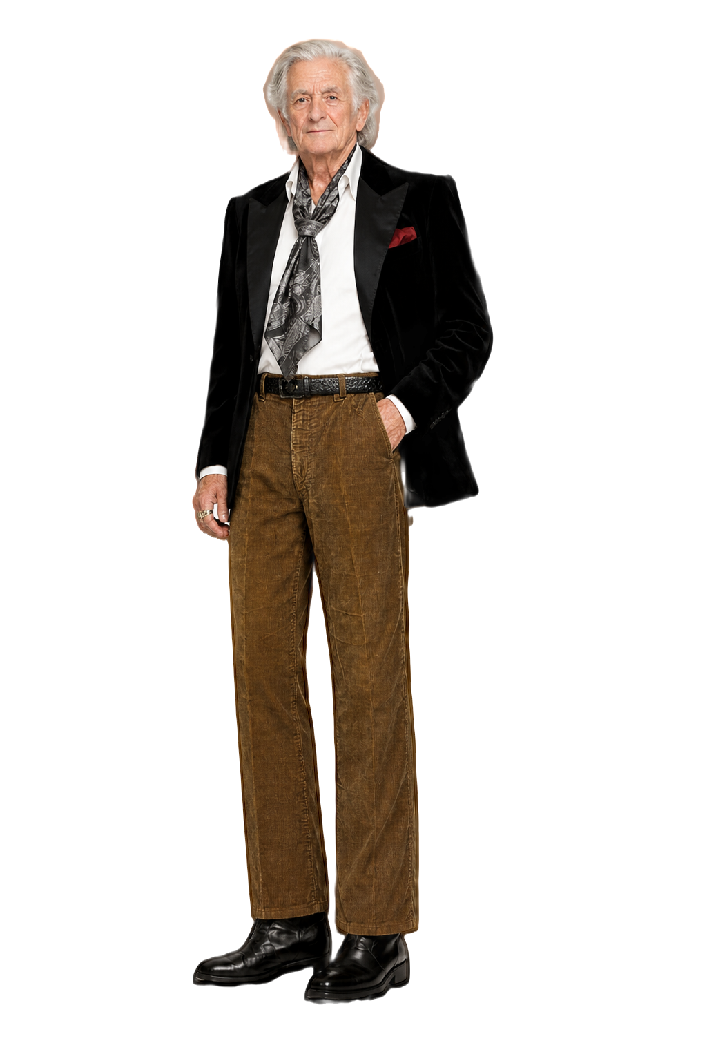 1970s Brown Corduroy Pants - Model