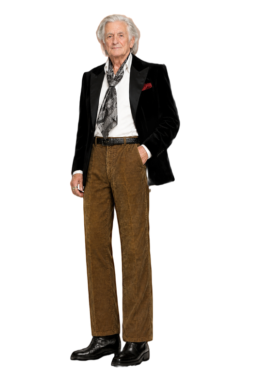 1970s Brown Corduroy Pants - Model