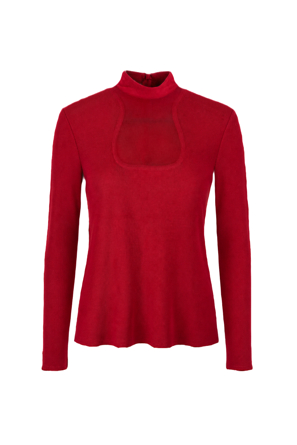 1990s Red Knit Sweater - Front View