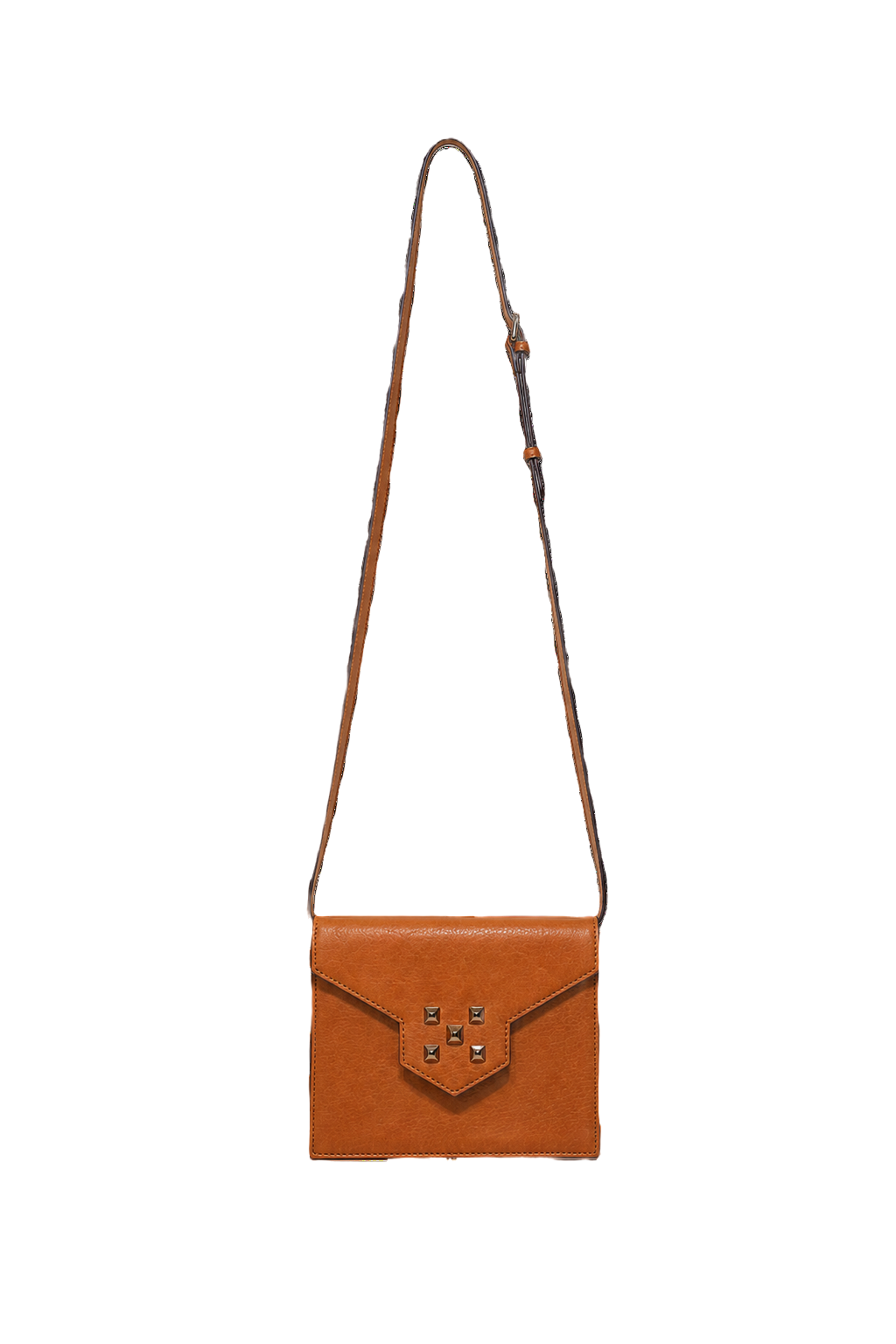 1980s Brown Leather Bag - Front View