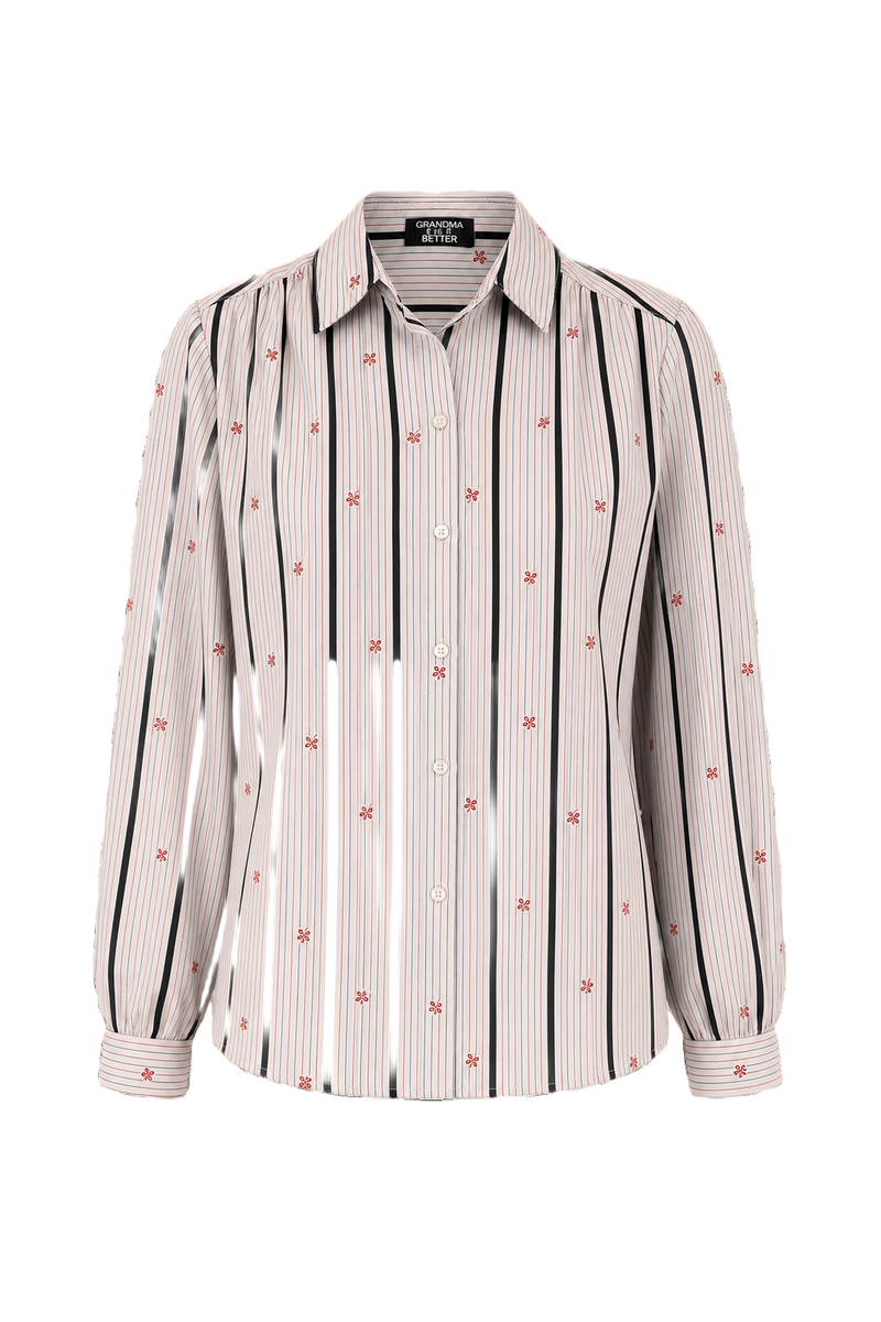 1980s White Synthetic Blend Blouse - Front View