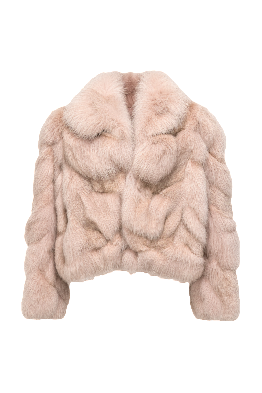 1990s Pink Fur Coat - Front View