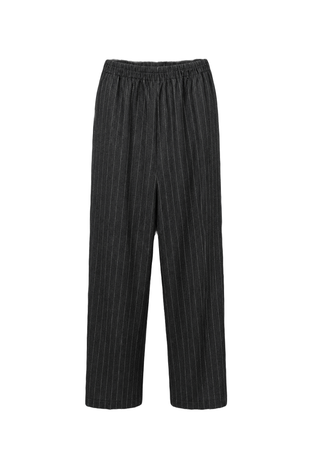 1990s Charcoal Grey Wool Pants - Front View