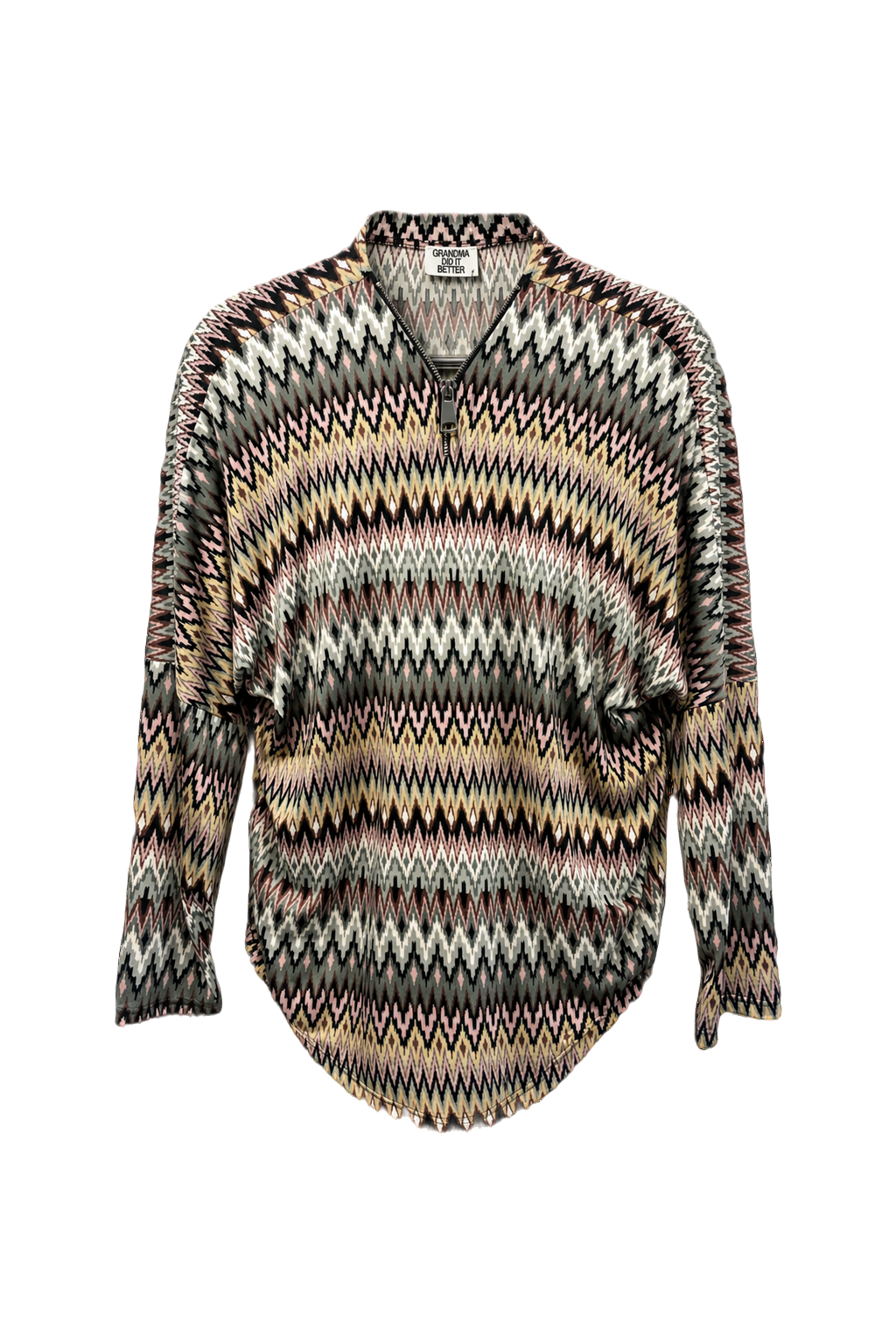 1980s Multicolor Knit Sweater - Front View