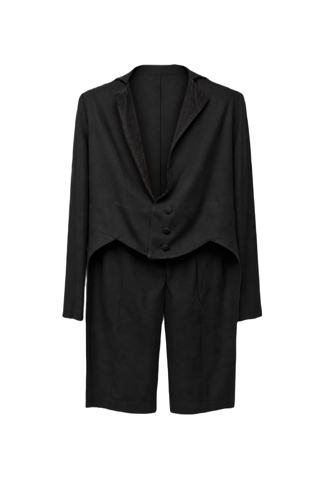 1940s Black Wool Jacket - Front View