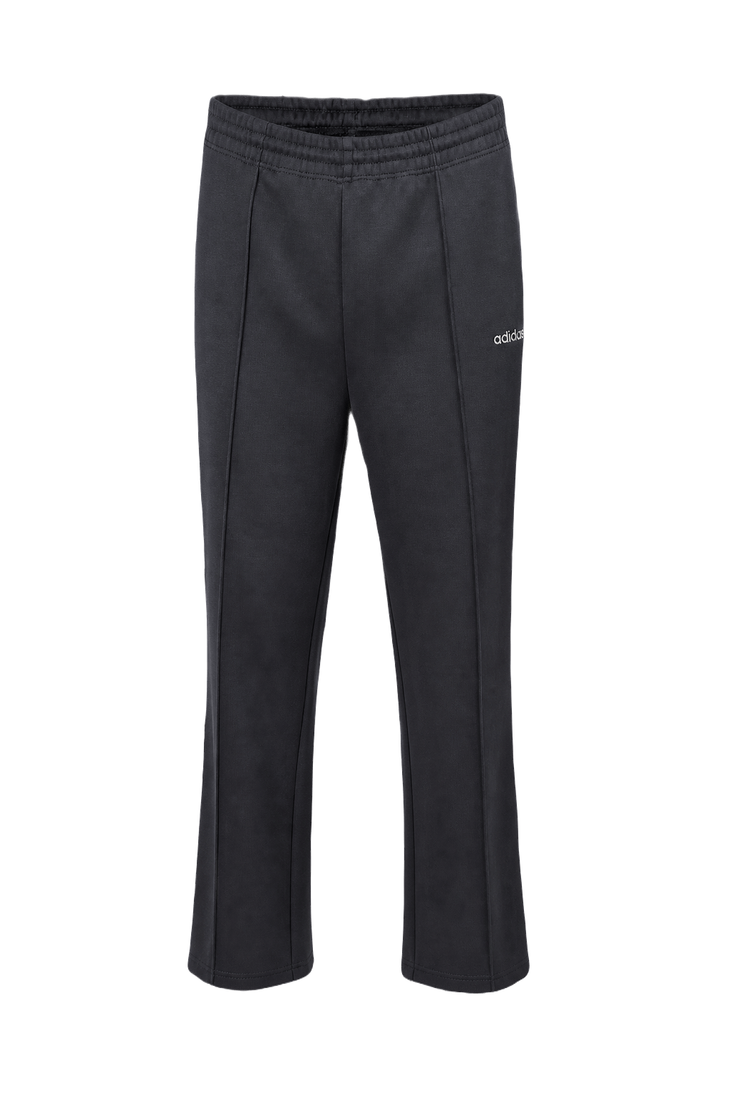 1980s Dark Grey Polyester Blend Pants - Front View