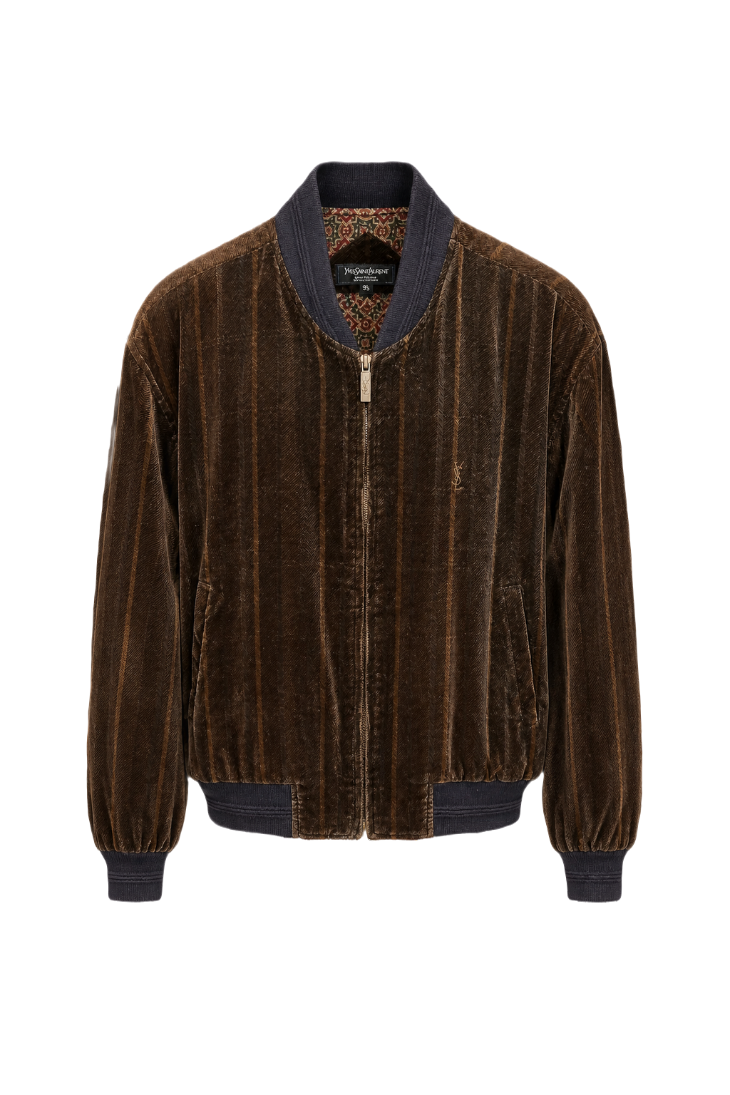 1980s Brown Suede Jacket - Front View