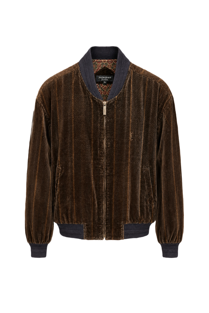 1980s Brown Suede Jacket - Front View