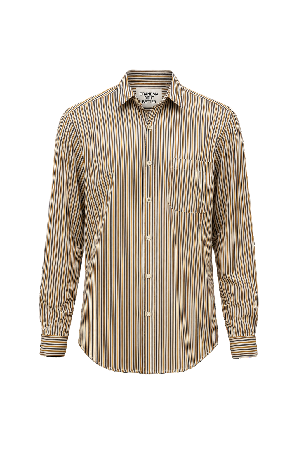 1970s Multicolor Cotton Shirt - Front View