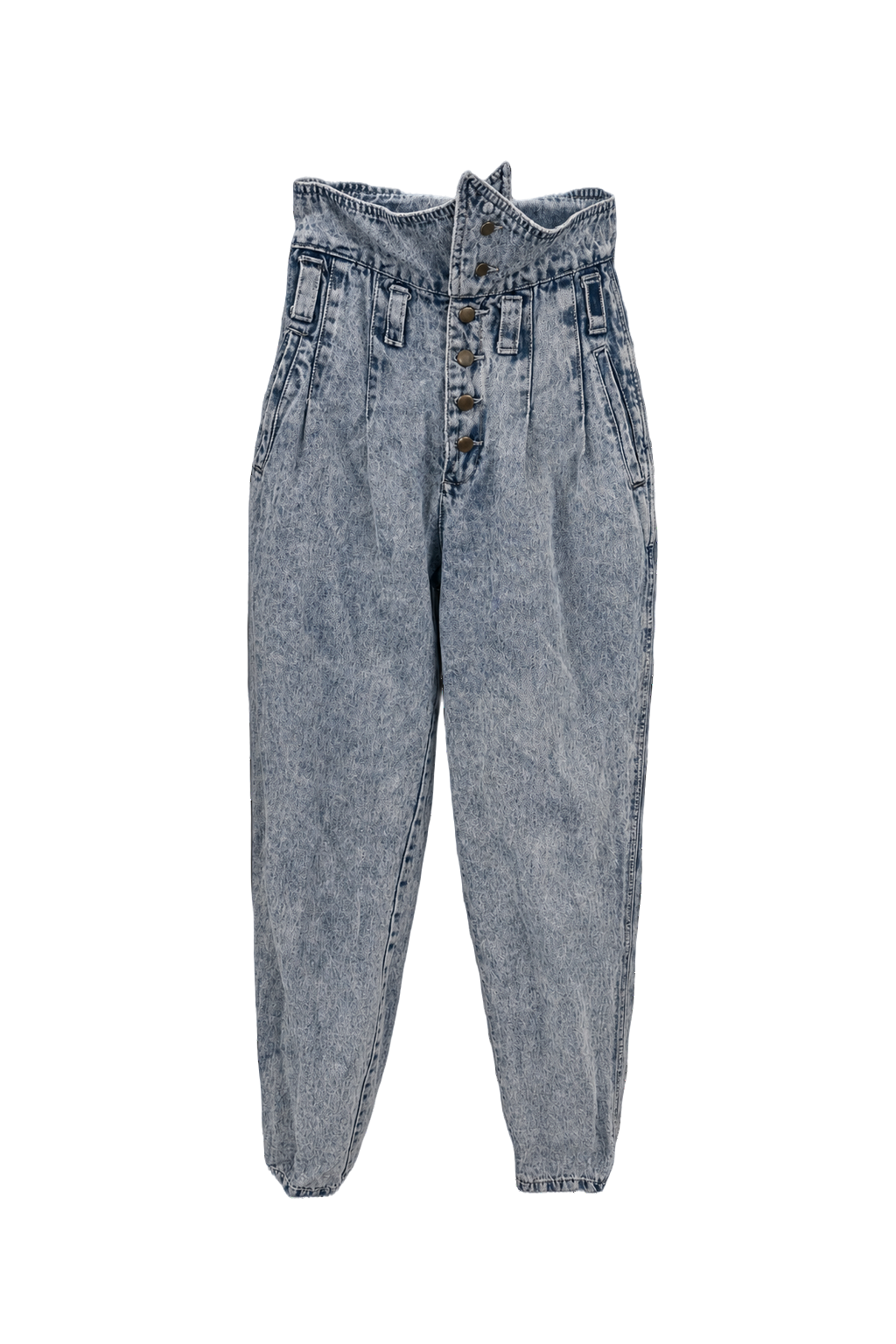 1990s Light Blue Denim Jeans - Front View