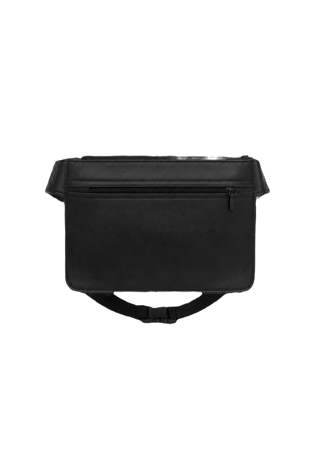 1990s Black Leather Bag - Front View