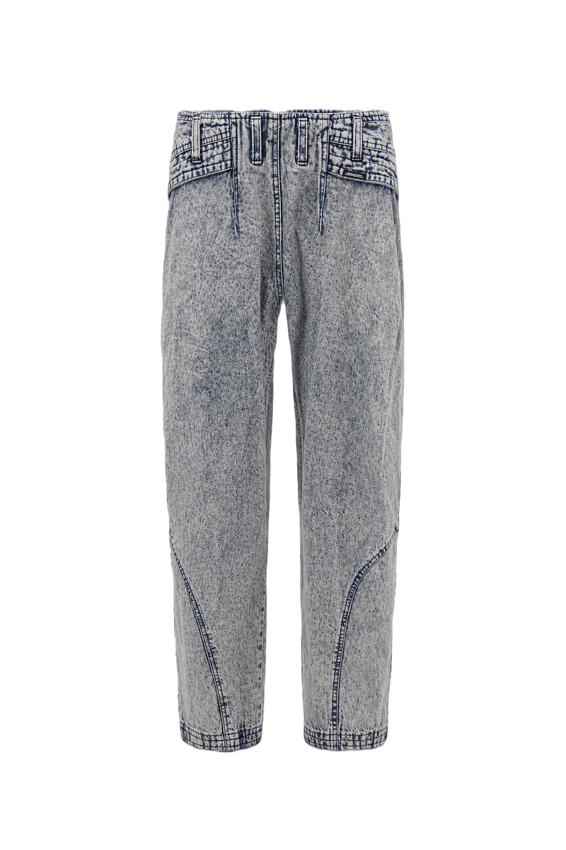 1990s Light Blue Denim Jeans - Front View
