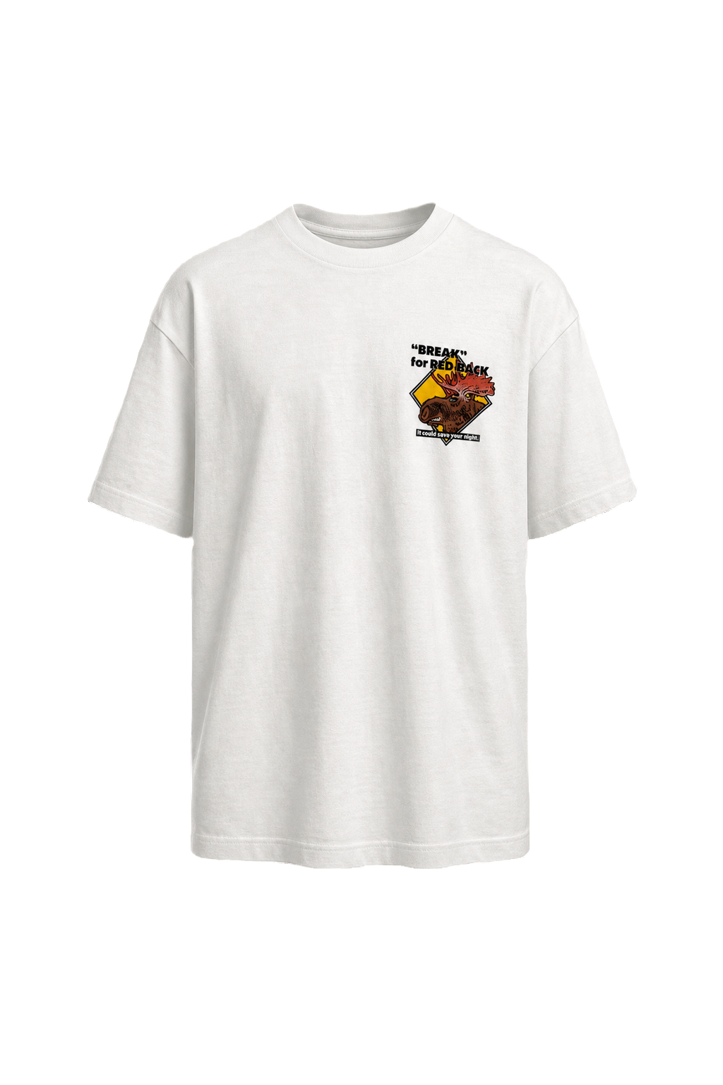 1990s White Cotton T-Shirt - Front View