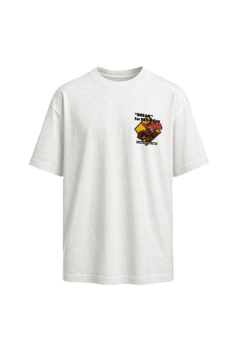 1990s White Cotton T-Shirt - Front View