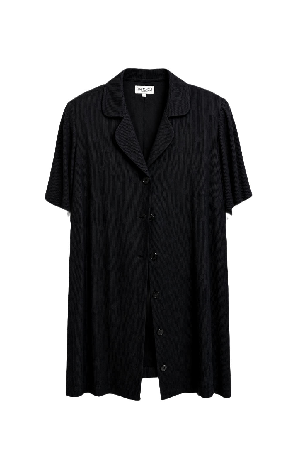 1990s Black Wool Blend Blazer - Front View