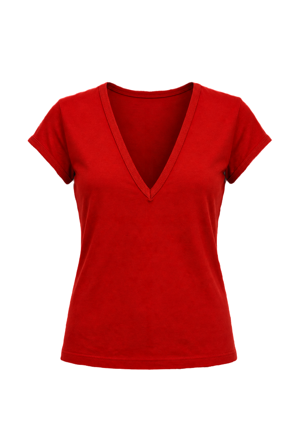 1990s Red Cotton T-shirt - Front View