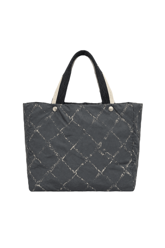 2000s Black Synthetic Bag - Front View