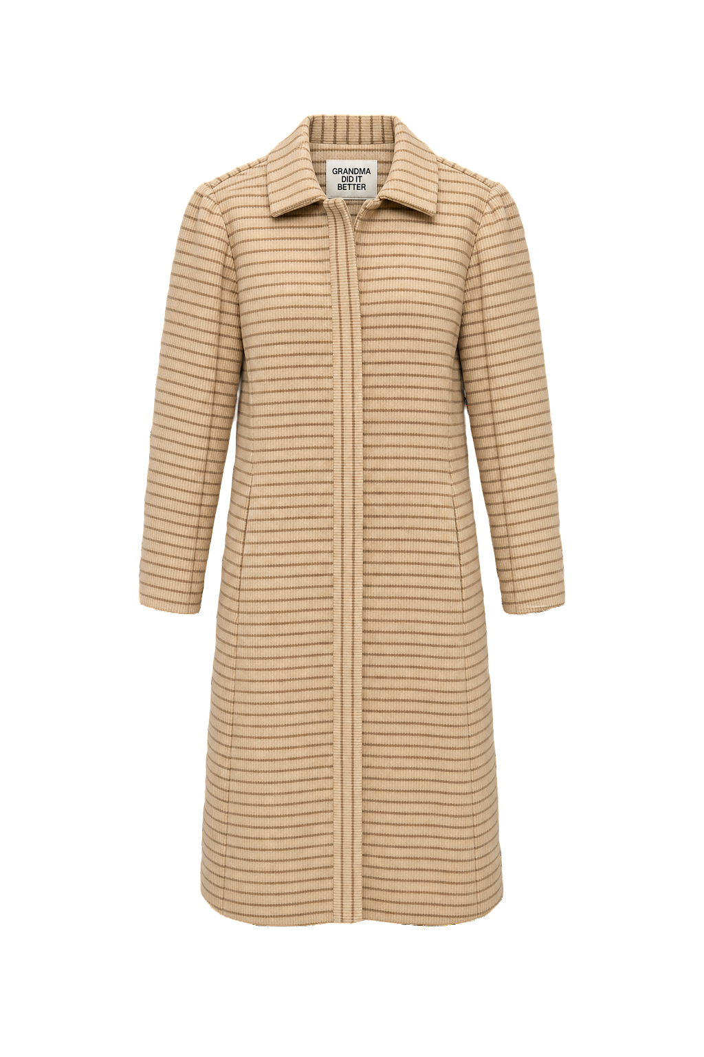 1960s Cream Cotton Dress - Front View