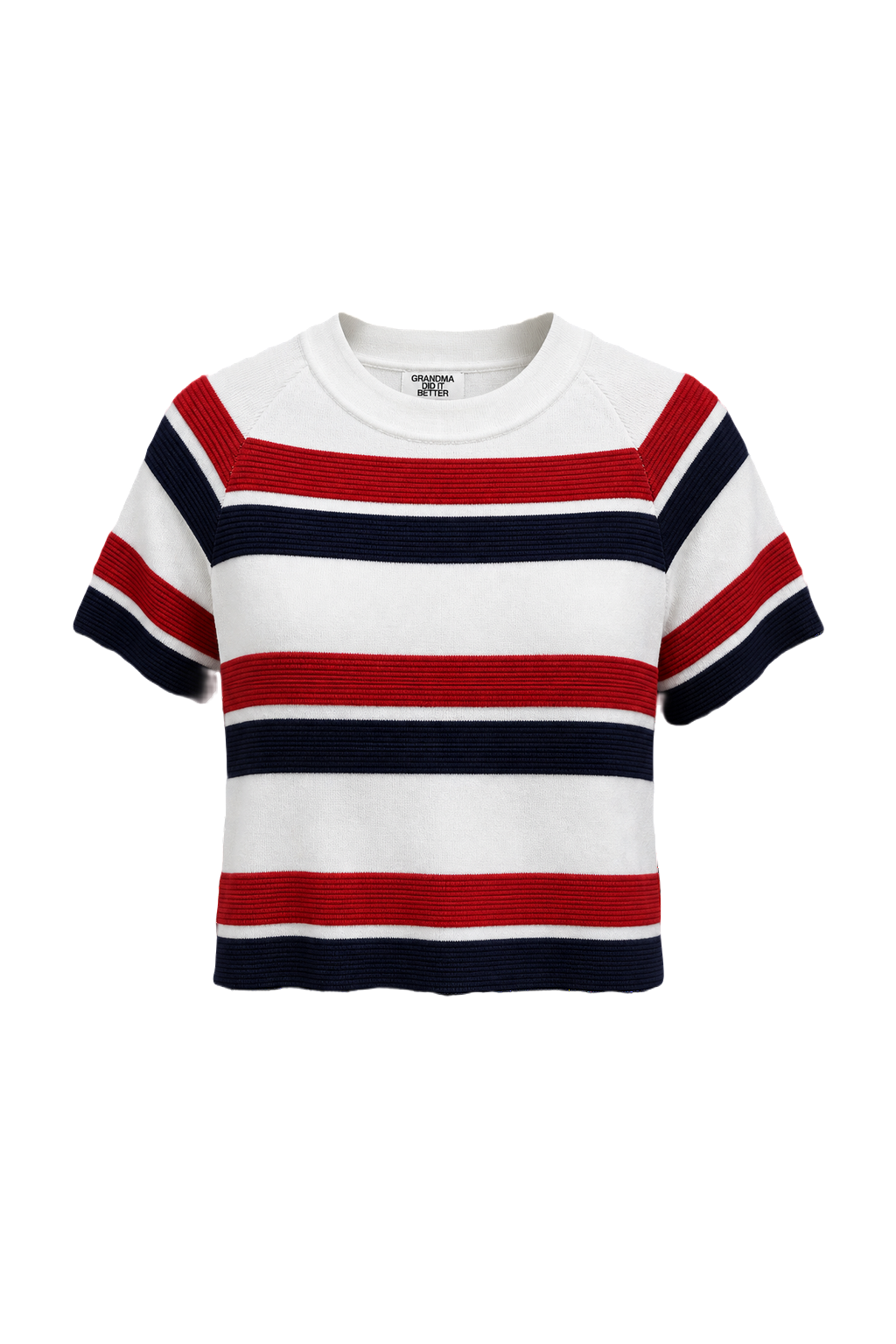 1970s White Cotton Blend T-Shirt - Front View
