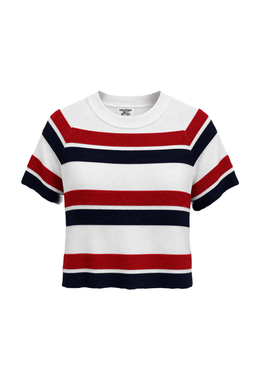 1970s White Cotton Blend T-Shirt - Front View