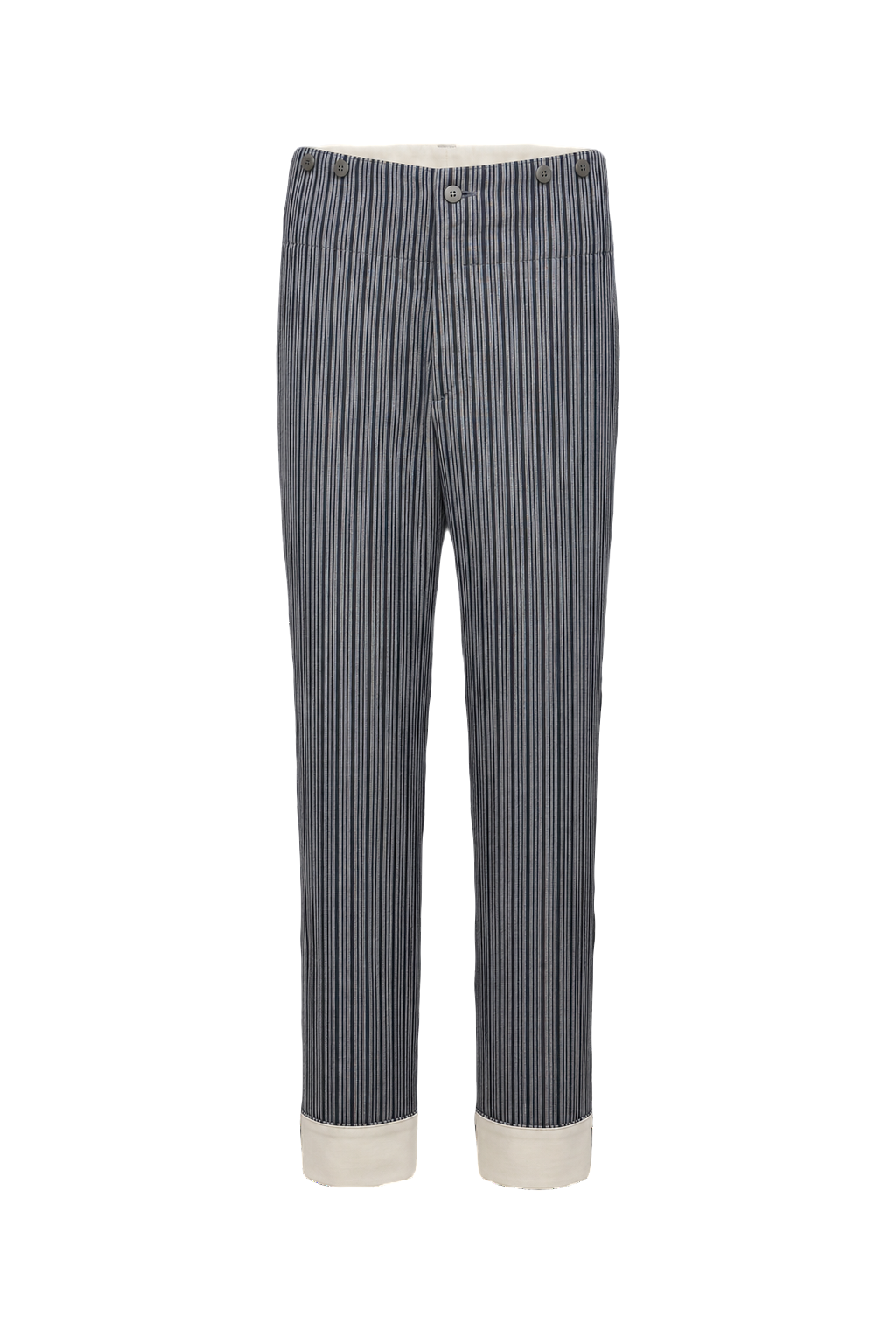 1960s Grey Wool Trousers - Front View