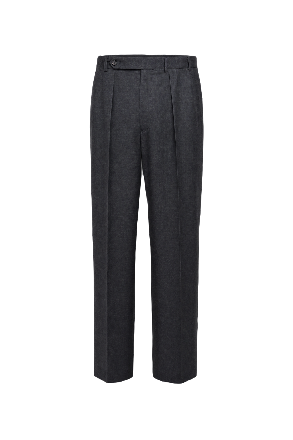 1960s Black Wool Trousers - Front View