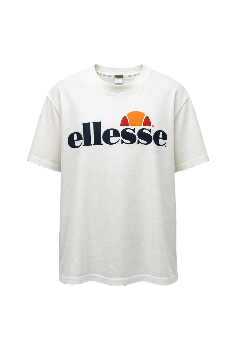 1990s White Cotton T-Shirt - Front View