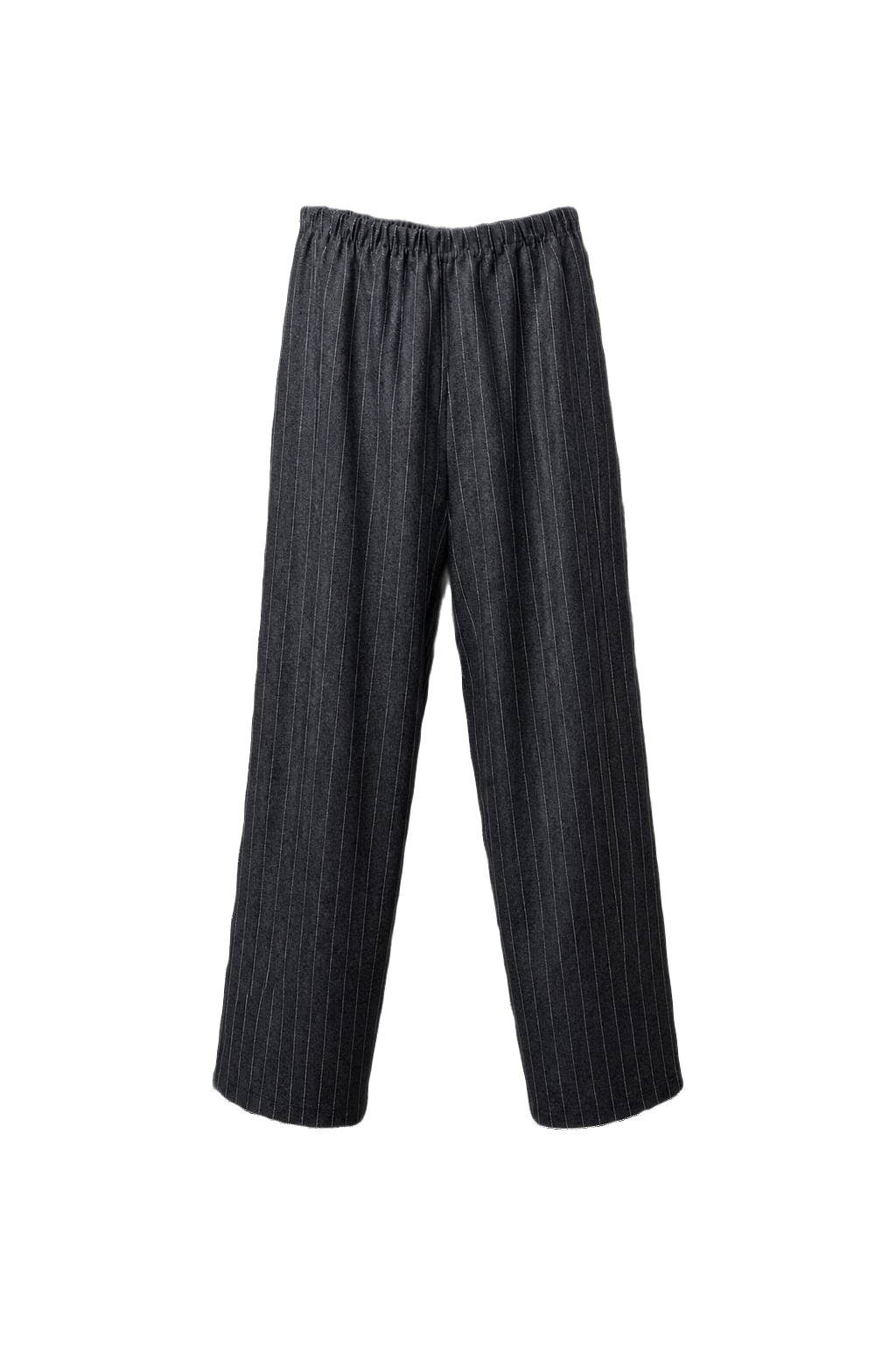 1970s Charcoal Grey Cotton Pants - Front View