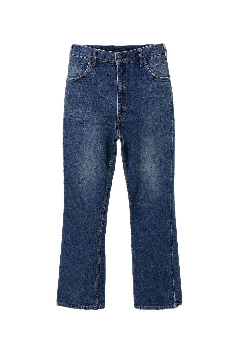 1990s Blue Denim Jeans - Front View