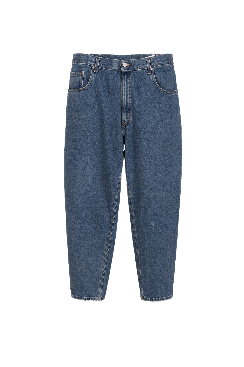 1980s Blue Denim Jeans - Front View