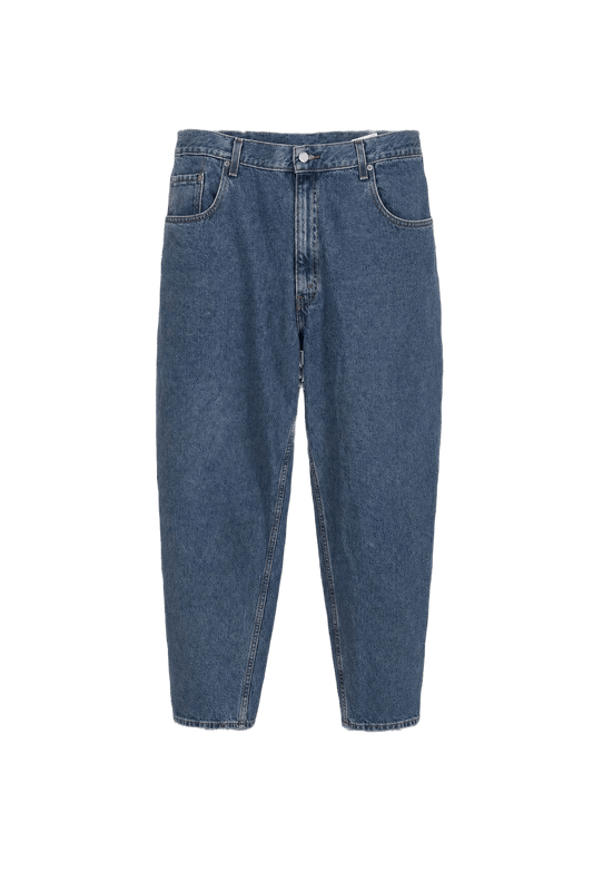 1980s Blue Denim Jeans - Front View
