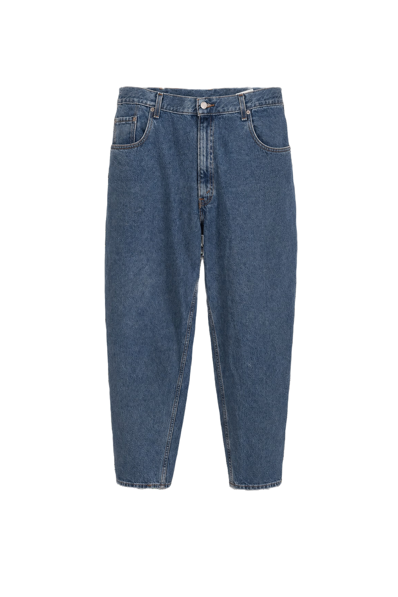 1980s Blue Denim Jeans - Front View