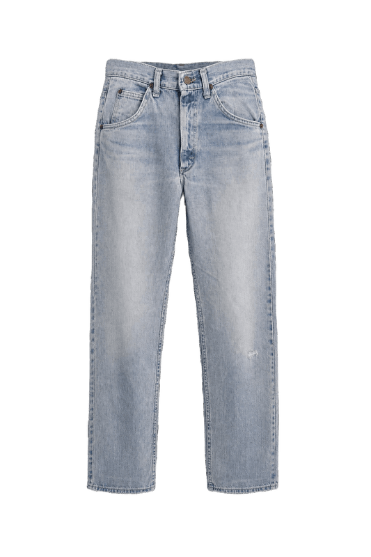 1990s Light Blue Denim Jeans - Front View