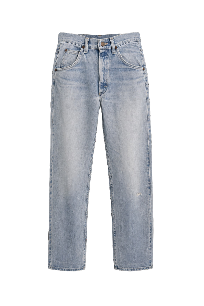1990s Light Blue Denim Jeans - Front View