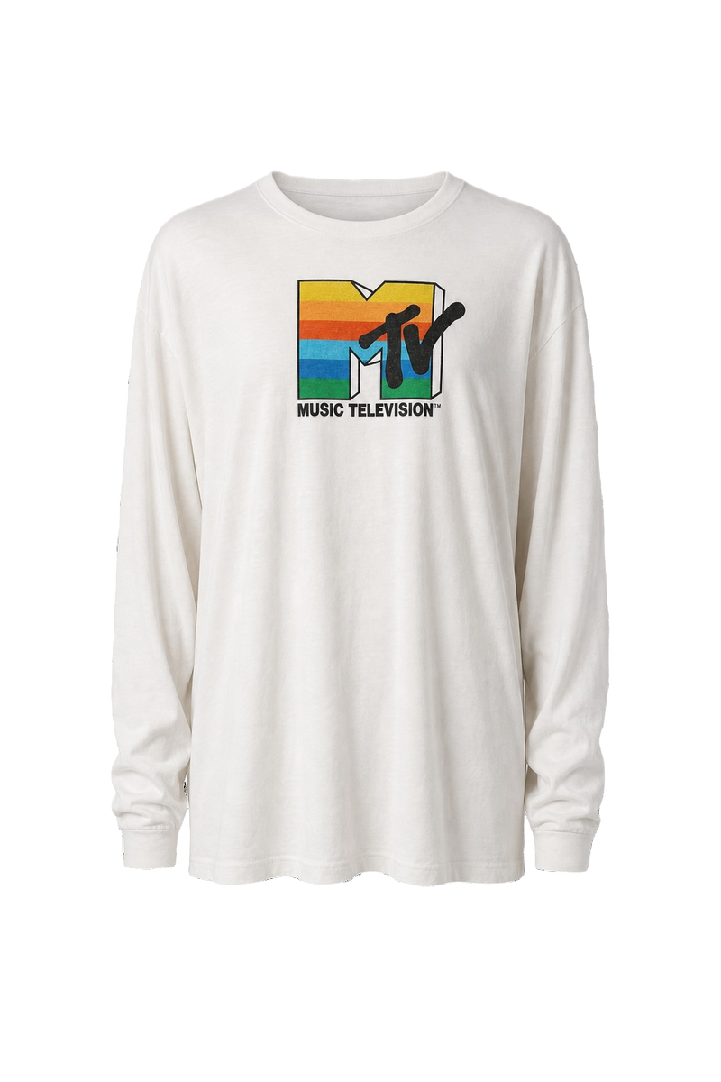 1990s White Cotton T-Shirt - Front View