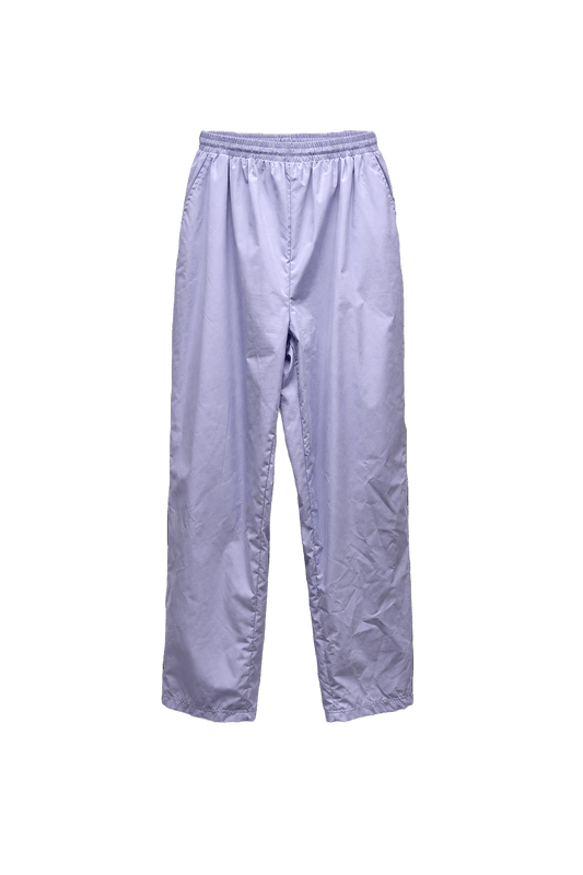 1990s Light Purple Synthetic Pants - Front View